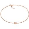 Fossil Bracciale Donna, Bracciale a catena in argento Sterling, Rosa Dorato