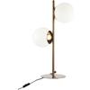 L'Oca Nera Lampada da Tavolo in Metallo h56 cm