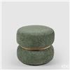 Enzo De Gasperi EDG Enzo De Gasperi Pouf Bouclè Biforma H41 D48 cm Verde