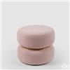 Enzo De Gasperi EDG Enzo De Gasperi Pouf Bouclè Biforma H41 D48 cm Rosa