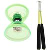Diabolo cinese medio con triplo cuscinetto a LED e aste in carbonio, 5 colori a