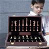 Set di scacchi in metallo Scacchiera in legno Queens Gioco classico per