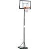 DecHome Canestro Basket per Adulti con Altezza Regolabile Nero