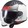 LS2, Casco Moto Jet COPTER II URBANE Matt White Red, S