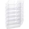 DURABLE - Flexiplus 6 A4 Orizzontale, espositore da parete, f.to A4 orizzontale, 6 comparti, 340x520x100 mm, nero (cod. #1700014401)