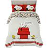 Franco Peanuts Classic Pals - Set copripiumino e lenzuola, 5 pezzi, prodotto con licenza ufficiale, da collezione