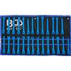 BGS technic Set di cunei e raschietti per modanature | 27 pezzi.