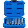 BGS technic Set di bussole per candelette e candele BGS con attacco quadro 6,3 mm (1/4") / 10 mm (3/8") SW 8 - 9 - 10 - 12 - 14 - 16 mm 11 pezzi - 80000
