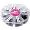 FADVAN Extension Ciglia 30D Volume Russo Bouquet D Curl 500pcs Ciglia a Ventaglio Extension Professionale Preconfezionate Fans Lashes (0,07 Mm, Mix 8-15 Mm)