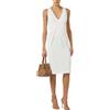 ELISABETTA FRANCHI ABITO IN CREPE LEGGERO - AB94162E2 - avorio