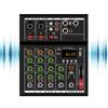 Mixer audio da studio Controller audio RCA a 4 canali per principianti di