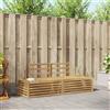 Vidaxl Set di divani da esterno 3 Pezzo Bianco 182,5 x 63 x 73 cm