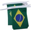 AZ FLAG Ghirlanda 4 Metri 20 Bandiere Brasile 15x10cm - Bandiera Brasiliana 10 x 15 cm - Festone BANDIERINE