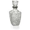 MA MAISON Bottiglia da Whiskey in Vetro Lavorato: Design Elegante e Raffinato, Ideale per Conservare e Servire con Stile (Diamond)