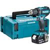 Makita Ddf485 g1J - Trapano avvitatore 50 Nm Bl Lxt 18 V + 1 batteria 18 V 6 Ah Li-Ion Bl1860B + valigetta Makpac