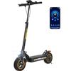 HeyScooter 500W Monopattino Elettrico Fuoristrada, 480WH Batteria, 6/10/15/25km/h, 35-40 Km Autonomia, 4 Sospensioni, 3 Sistemi Di Frenata, Antifurto, Controllo App,Pieghevole, Carico 120KG