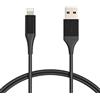 Amazon Basics - Cavo di ricarica da Lightning a USB-A, serie Advanced, certificato MFi, per iPhone, nero, 0.9 m (confezione da 2)