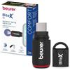 Beurer BiteX Go Dopopuntura per punture di insetti con connessione USB-C per smartphone Android e iPhone, trattamento con calore contro prurito, senza batterie, con luce integrata