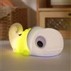 Wrischan Lucchetto Notturno Bambini RGB con 4 Suoni Natura, Camaleonte con Cambio Colore & 3 Livelli Luce, Morbida Lampada in Siliciano per Nursery, Regalo Anti-Paura del Buio