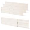 xtemtoamz Divisori per Cassetti, Regolabili Separatori per Cassetti, Divisori Cassetti Biancheria, Organizer per Cassetti Armadio per Cassettiera Camera da Letto Armadio Cucina 27,5-52 cm, 4 Pezzi