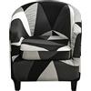 AQIGR Copripoltrona 1 Posto Elasticizato Copripoltrona Chesterfield Antiscivolo Stampata Copri Poltroncina Universale Rimovibile Lavabile Fodera per Sedia da Club (Color : #8)