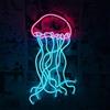 Ulalaza Luci decorative LED Montagne Alba Tramonto Segni al neon LED Decorazione per la casa Arte murale Regalo per le vacanze Luminosità regolabile 40 x 38 cm