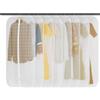 GoMaihe 8 PCS Custodia Porta Abiti, 60×120CM Copriabiti Antipolvere Trasparenti, PEVA Lavabile Buste per Abiti, Copertura Vestiti con Cerniera, Custodie Copri Abiti per Smoking, Giacca, Camicie, Gonne