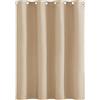 AMZYU Tende da Cucina 1 Pezzi, 100 x 250 cm Tende Soggiorno Moderne Termiche Tende per Interni Oscuranti Lavabile, Tinta Unita Antirumore per Porta Finestra, Color Crema