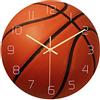 CLISPEED Orologio Da Parete Basket Silenzioso Design Sportivo Con Numeri Grandi Per Camera Da Letto Soggiorno Ufficio Decorazione Interni