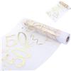 Hejo Runner Da Tavolo per 50° Compleanno, 28cmx10m Oro per Decorazione, 50 Anni Tavola, Morbida Oro per Feste, Natale, Banchetti