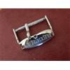 Tissot 20 MM Chiusura Ardillon Tissot Beuchat Acciaio Inox Argentato N.O.S. Stock