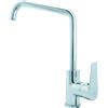 Miscelatore lavello cucina alto FEV Line canna alta cromato