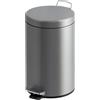 Brabantia VEPA -Bidone a pedale per rifiuti da 12 litri in acciaio inox Mat | 1 pezzo