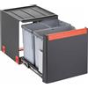 Franke Maris Cestino / Raccoglitore di rifiuti Sorter Cube 40 a 3 vie 1x14,2x7 manuale estraibile da 40 cm 134.0039.329