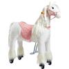 Ponnie Cavallo meccanico da equitazione Ponnie Tiara M con sella rosa