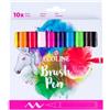 Royal Talens Talens - Penna a pennello Ecoline, confezione da 10 pezzi, trasparente