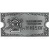 Fanatic Bilet na Ulepszenie 1/1 Metalowy Limitowany Resident Evil 4 z Stojakiem