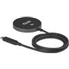 Club 3D CAC-3027 Qi2 Caricabatterie wireless da 25 W, nero, pad magnetico compatibile con Qi 2.2 e MagSafe, per interni, corrente continua, ricarica wireless, cavo da 1 m, nero