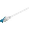 Goobay 10 cavi patch Goobay 94158 CAT 6A, S/FTP (PiMF), bianchi, 0,25 m - conduttori in rame (CU), guaina priva di alogeni (LSZH)