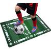druck.de Tappetino da allenamento per il calcio - 90x60 cm - Verde - Allenamento per bambini - Tappetino antiscivolo per il controllo di palla - Tappetino da calcio - Attrezzo per l'allenamento tecnico - Per interni ed esterni