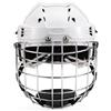 Qianly Casco da Hockey con Griglia Copertura Completa Del Viso Casco Hockey Ghiaccio Antiurto Protezione Testa per Sport di Contatto, Nero, Piccolo Circonferenza Testa 52-58