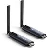 Lemorele Trasmettitore HDMI wireless e 2 ricevitori, Lemorele 1080P - Trasmissione wireless HDMI, supporta 1 trasmettitore per 4 ricevitori. Streaming video massimo da laptop, fotocamera o TV box a HDTV