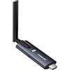Lemorele Ricevitore HDMI Wireless (RX) per Streaming da Laptop/Fotocamera a Tablet/Telefono via App TuTuPlay, Live, Sicurezza, Registrazione, 1 TX a 4 RX (Solo RX)