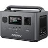 AFERIY Generatore Elettrico Portatile Da 400 W, Stazione Solare Da 400 W/256 Wh, Batteria Con CA 220-240 V, Porte USB, UPS, Per Tutte Le Vostre Esigenze Elettriche
