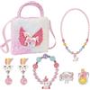 OSDUE Unicorno Borsetta Bambina Set Gioielli, Unicorno Regalo Peluche Borsetta Bambina Set Gioielli Unicorno Accessori per Capelli Mollette per Capelli Ragazze Arcobaleno Collana Bracciale Anello