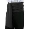 Flyingstart Fascia da pirata Zorro Dracula accessorio per travestimento Bucaniere LARP Costume (nero)