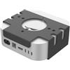 Generic Staffa per display per Mac Mini M4/M4 Pro 2024 Supporto da tavolo per staffa di collegamento VESA per M4/M4 Pro Montaggio a parete con cuscinetti antigraffio