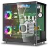 Elecrow Custodia per mini PC per Raspberry Pi 5: custodia in alluminio con 3 ventole di raffreddamento, display OLED da 1,3 pollici, PCIe M.2 NVMe SSD 2230/2242/2260/2280, supporto RTC, accesso