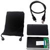 Yunmeryker Box Esterno per da 1,8 Pollici con Connettore ZIF/E Interfaccia USB 2.0.