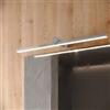 DEGHI Lampada applique 65 cm in metallo cromo - Float